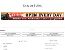 Tablet Screenshot of dragonbuffetdecatur.com